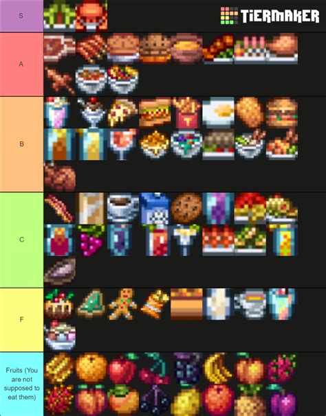 all major foods terraria.